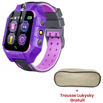 MONTRE CONNECTÉE POUR ENFANTS SMART 2030 AVEC TRACEUR GPS - VIOLET