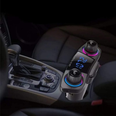 Transmetteur FM Multifonctions ,Bluetooth , V5 , MP3 , Appels ,Charge Avec 2 Ports USB M20 -