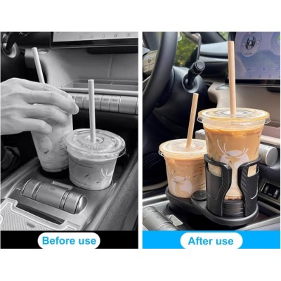 Support Gobelet Voiture Universelle Multifonction 2 En 1