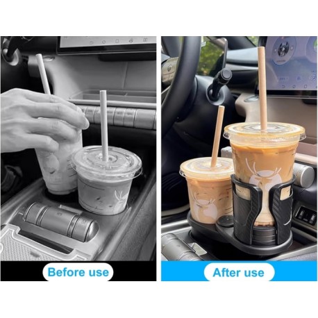 Support Gobelet Voiture Universelle Multifonction 2 En 1