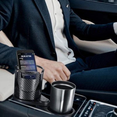 Support Gobelet Voiture Universelle Multifonction 2 En 1 --